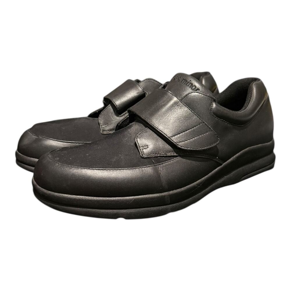 P. W. Minor Canfield 16831 Natural Strap Shoes Ortho Black Men's Size 11.5 2W